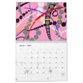 Puur abstract kalender (Mar 2027)