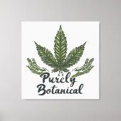 Puur botanische muurkunst canvas afdruk (Voorkant)