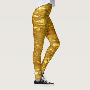 PUUR GOUD FOLIE Patroon + jouw tekst / foto Leggings