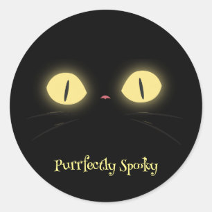 Puur griezelige kattenliefhebbers ronde sticker
