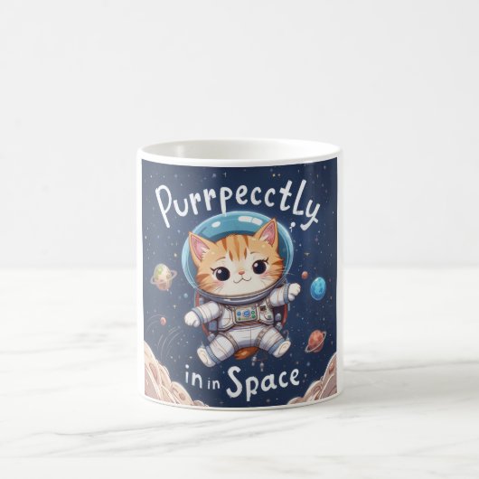 Puur in de ruimte Mok Schattigee Kawaii Astronaut (Center)