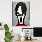 Puur kwaad van duisternis | AI Art Poster (Thuiskantoor)