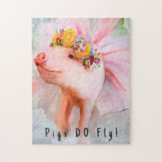 Puur Piggy in een jurk, Wanneer Varkens Vliegen Legpuzzel