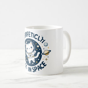 Puur verloren in de ruimte Schattigee astronaut Ca Koffiemok