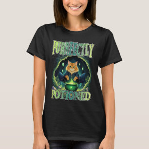 PUUR VOLMAAKTE toverkat die wat magie kookt b T-shirt