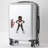 Puur Witte Spark Dancer #1 Sticker (Koffer)