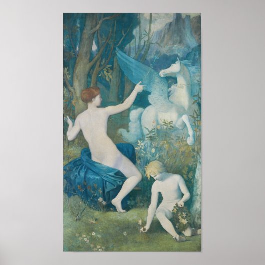 Puvis de Chavannes Fantasy CC0180 Poster (Voorkant)