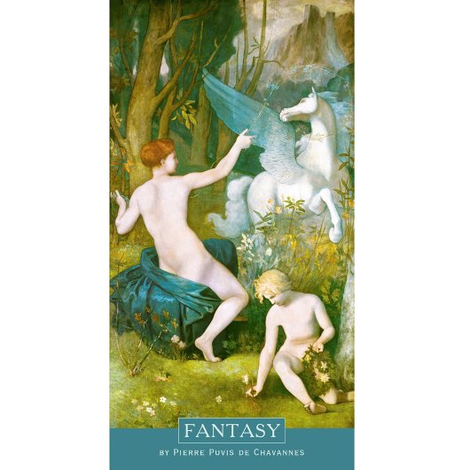 Puvis de Chavannes Fantasy Pegasus CC0036 Poster