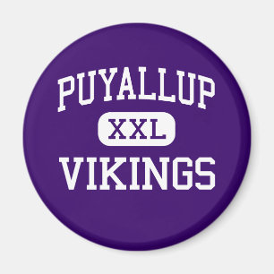 Puyallup - Vikingen - High - Puyallup Washington Magneet