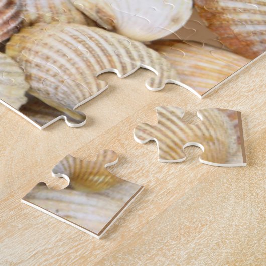 Puzles Blue Octopus Crab Beach Shells Ocean Waves Legpuzzel (Zijkant)