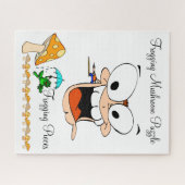 Puzles Cactus White Frogging Mushroom Piecks Legpuzzel (Horizontaal)