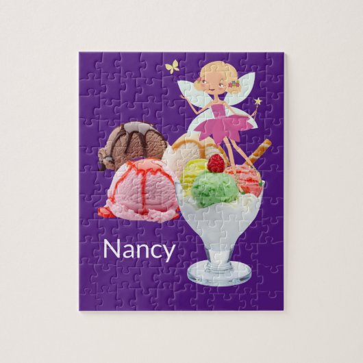 Puzles Fairy Paars Ice Cream Legpuzzel (Verticaal)