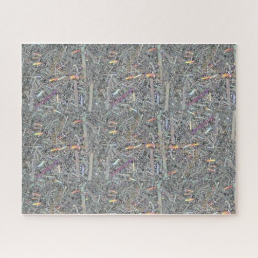 Puzles Gray & Silver Pattern Legpuzzel (Horizontaal)