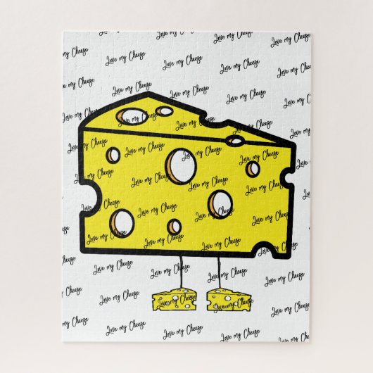 Puzles houden van mijn kaas legpuzzel (Verticaal)