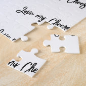 Puzles houden van mijn kaas legpuzzel (Zijkant)