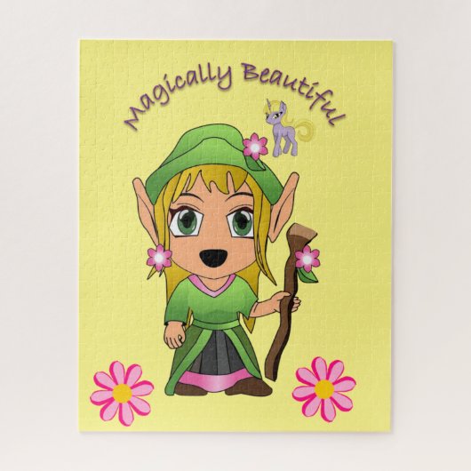 Puzles Pony Floral Legpuzzel (Verticaal)