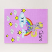 Puzles Pony Rainbow Happy Clouds Legpuzzel (Horizontaal)