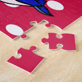 Puzles Red Blue Sharks Legpuzzel (Zijkant)