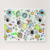 Puzles Spaceships Aliens Astronauts Legpuzzel (Horizontaal)