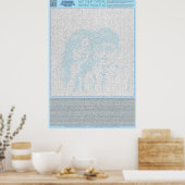 PUZZEL #2: Namen - Chaotisch Poster (Keuken)