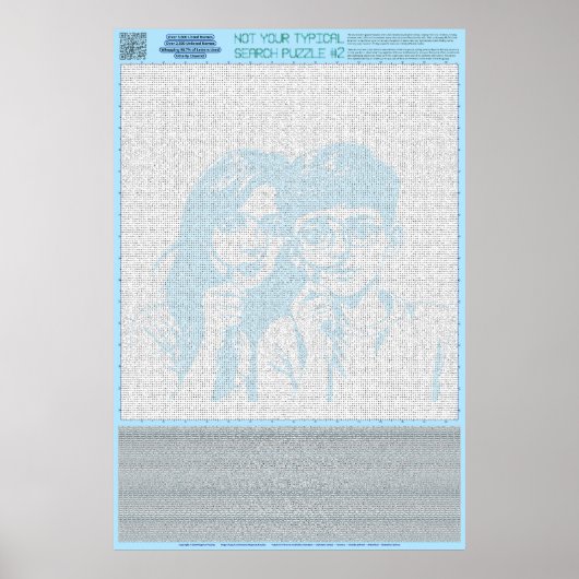 PUZZEL #2: Namen - Chaotisch Poster (Voorkant)