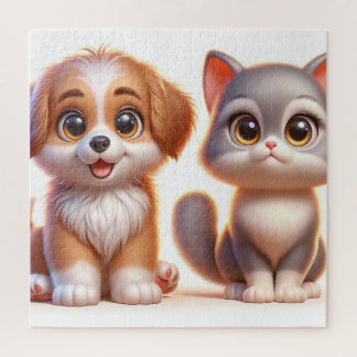 Puzzel 3D Geanimeerde 20 "x20" met giftbox Legpuzzel