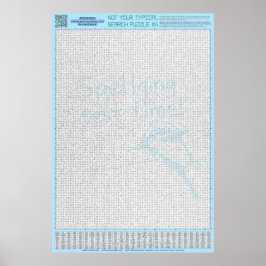 PUZZEL #4: Verkeerd gespeld - duivels Poster