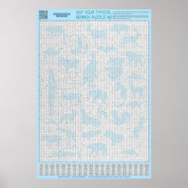 PUZZEL #6: Dierengroepen - Standaard Poster