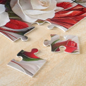Puzzel abstract Engels Rozen Ontwerp Legpuzzel (Zijkant)