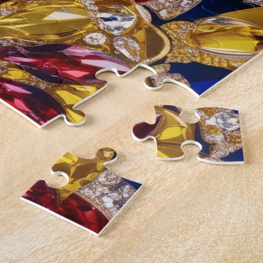 Puzzel abstract Modern Design Colombia Kleuren Legpuzzel (Zijkant)