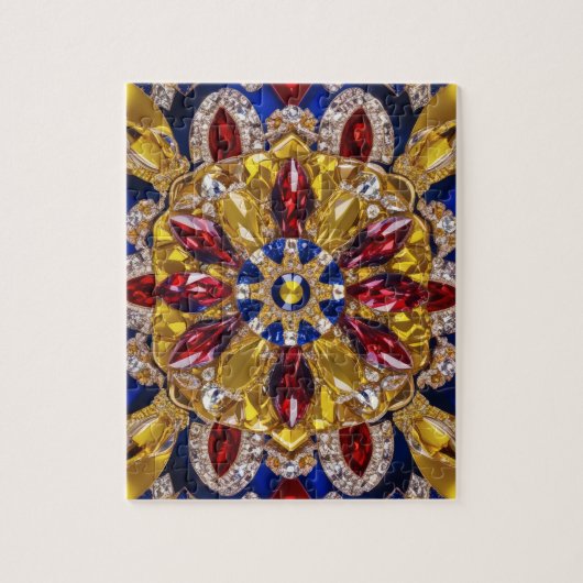 Puzzel abstract Modern Design Colombia Kleuren Legpuzzel (Verticaal)