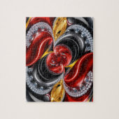 Puzzel abstract modern design Duitse kleuren Legpuzzel (Verticaal)