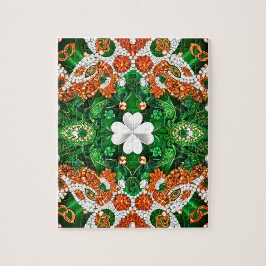 Puzzel abstract Modern Design Ierland Kleuren Legpuzzel (Verticaal)