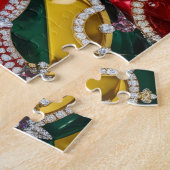 Puzzel abstract Modern Design Los Angeles Kleuren (Zijkant)