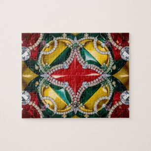 Puzzel abstract Modern Design Los Angeles Kleuren Legpuzzel