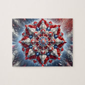 Puzzel abstract Modern Design Noorwegen Kleuren Legpuzzel (Horizontaal)