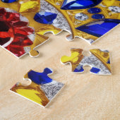 Puzzel abstract Modern Design Roemenië Kleuren (Zijkant)