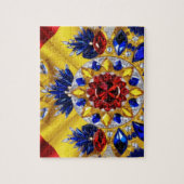 Puzzel abstract Modern Design Roemenië Kleuren Legpuzzel (Verticaal)