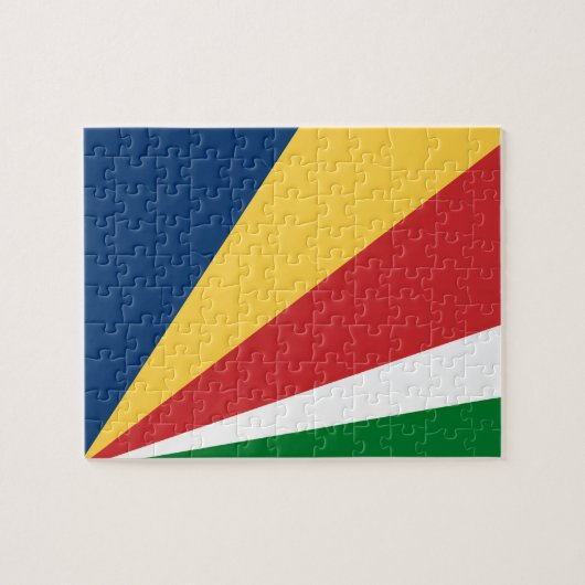 Puzzel abstract Modern Design Seychellen Kleuren Legpuzzel (Horizontaal)
