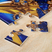 Puzzel abstract Modern Design Zweden Kleuren (Zijkant)