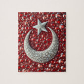 Puzzel abstracte Turkse kleuren (Verticaal)