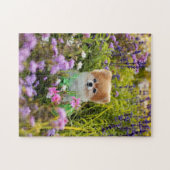 Puzzel - Bella Pomeranian Geheime tuin Legpuzzel (Horizontaal)