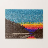 Puzzel - Bergzonsondergang (Horizontaal)