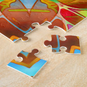 Puzzel Bloemen Fractal Art G410 (Zijkant)