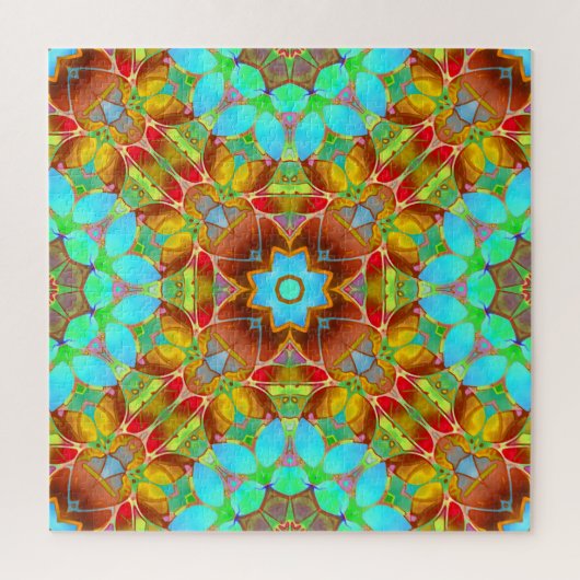 Puzzel Bloemen Fractal Art G410 (Verticaal)