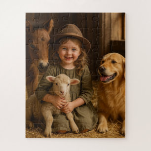 Puzzel. Boerderij Life Puzzle Legpuzzel