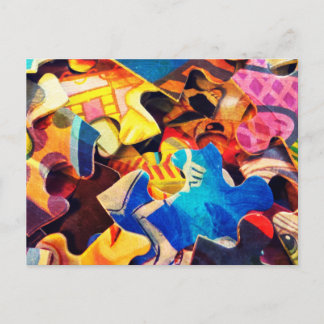 Puzzel Briefkaart