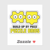 Puzzel Bros Sticker (Vel)