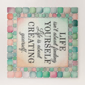 Puzzel Creëer jezelf Inspirerend verheffen (Horizontaal)