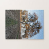 Puzzel: Eik in de wijngaard met Mistletoe Legpuzzel (Horizontaal)